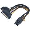 Akasa 2x SATA Power to 6pin PCIe Adapter Cable AKASA AK-CBPW13-15 Akasa 2x SATA Power to 6pin PCIe Adapter Cable AKASA AK-CBPW13-15